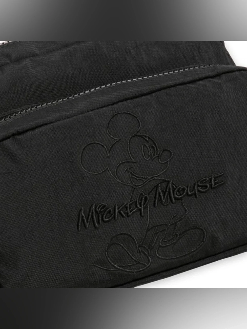 Mickey Mouse Black Standing Hip Pack